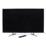 Sony 43 inch LCD TV with remote control, model KD-43XG8196