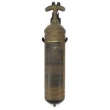 Vintage Pyrene fire extinguisher with wall mount, 37cm high