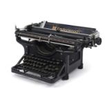 Vintage Underwood 14 typewriter, 50cm wide