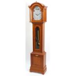 Limited edition, The Queen Mother clock, with certificate, 191cm high