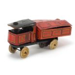 Vintage tinplate Tri-ang road service clockwork vehicle, 23cm in length