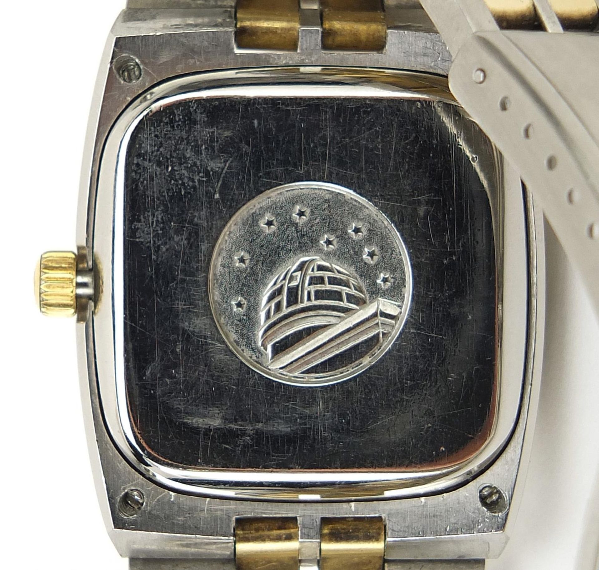 Omega, vintage gentlemen's Omega Constellation automatic wristwatch with day/date aperture, the case - Image 5 of 7