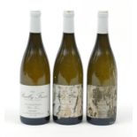 Three bottles of 2013 Les Princes Ermites Pouilly Fume white wine