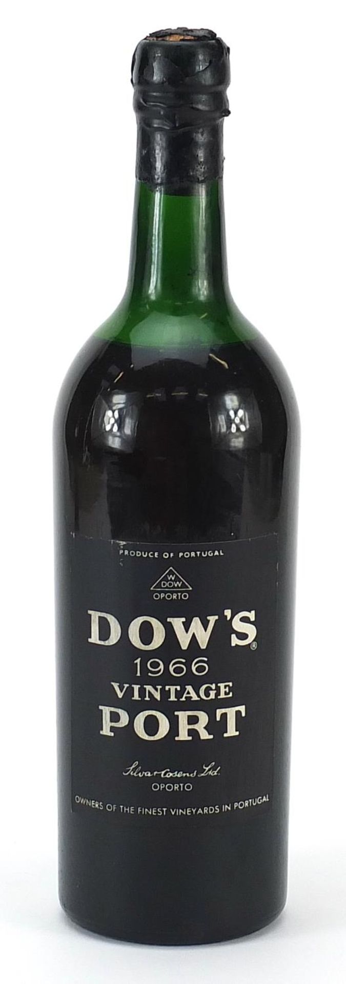 Bottle of vintage 1966 Dows port