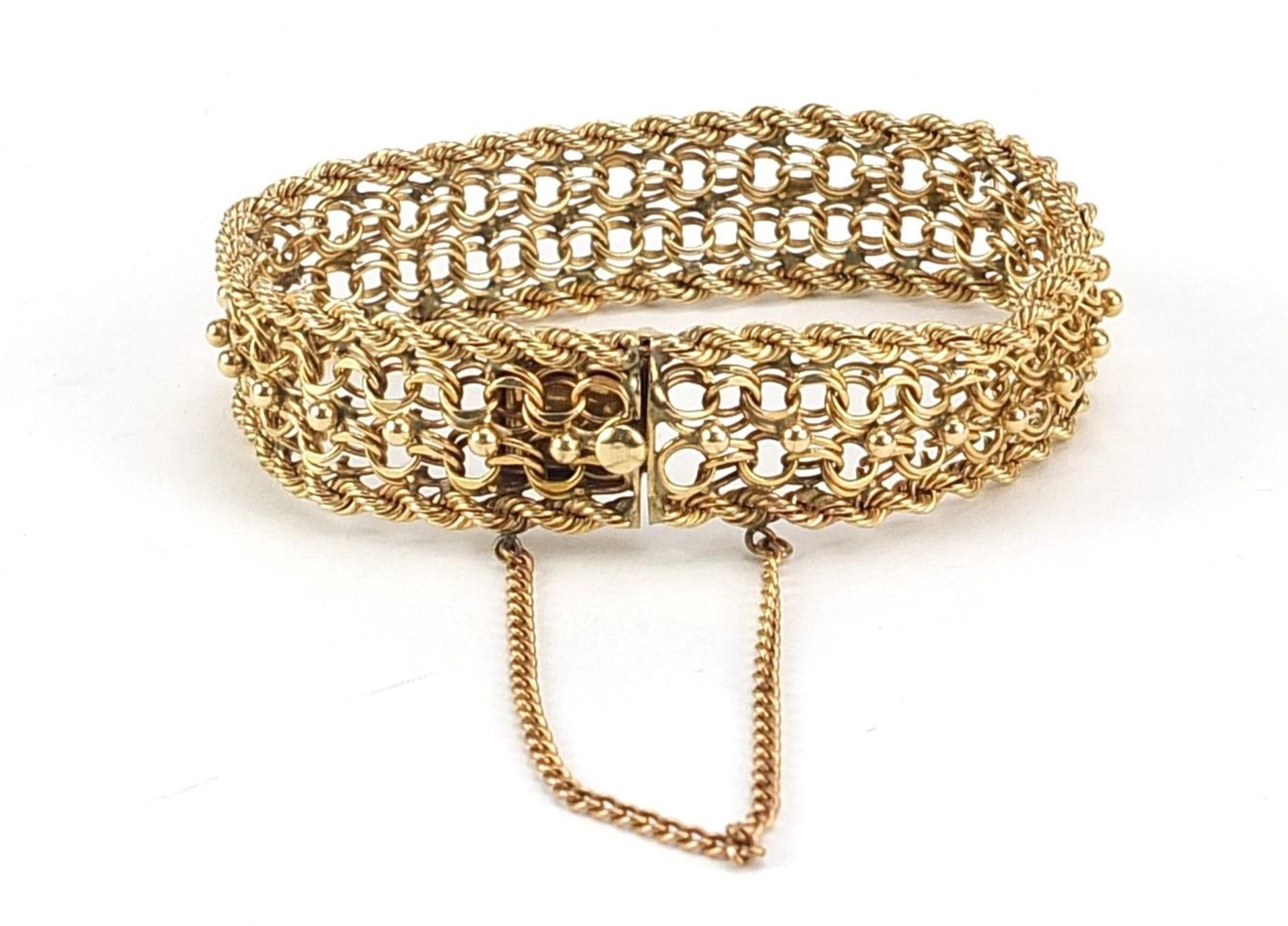 American 14ct gold multi link bracelet, 20cm in length, 37.3g - Image 2 of 3