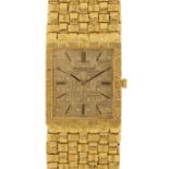 Vacheron & Constantin, gentlemen's 18ct gold wristwatch with 18ct gold strap, the case 22mm wide,