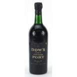 Bottle of vintage 1966 Dows port