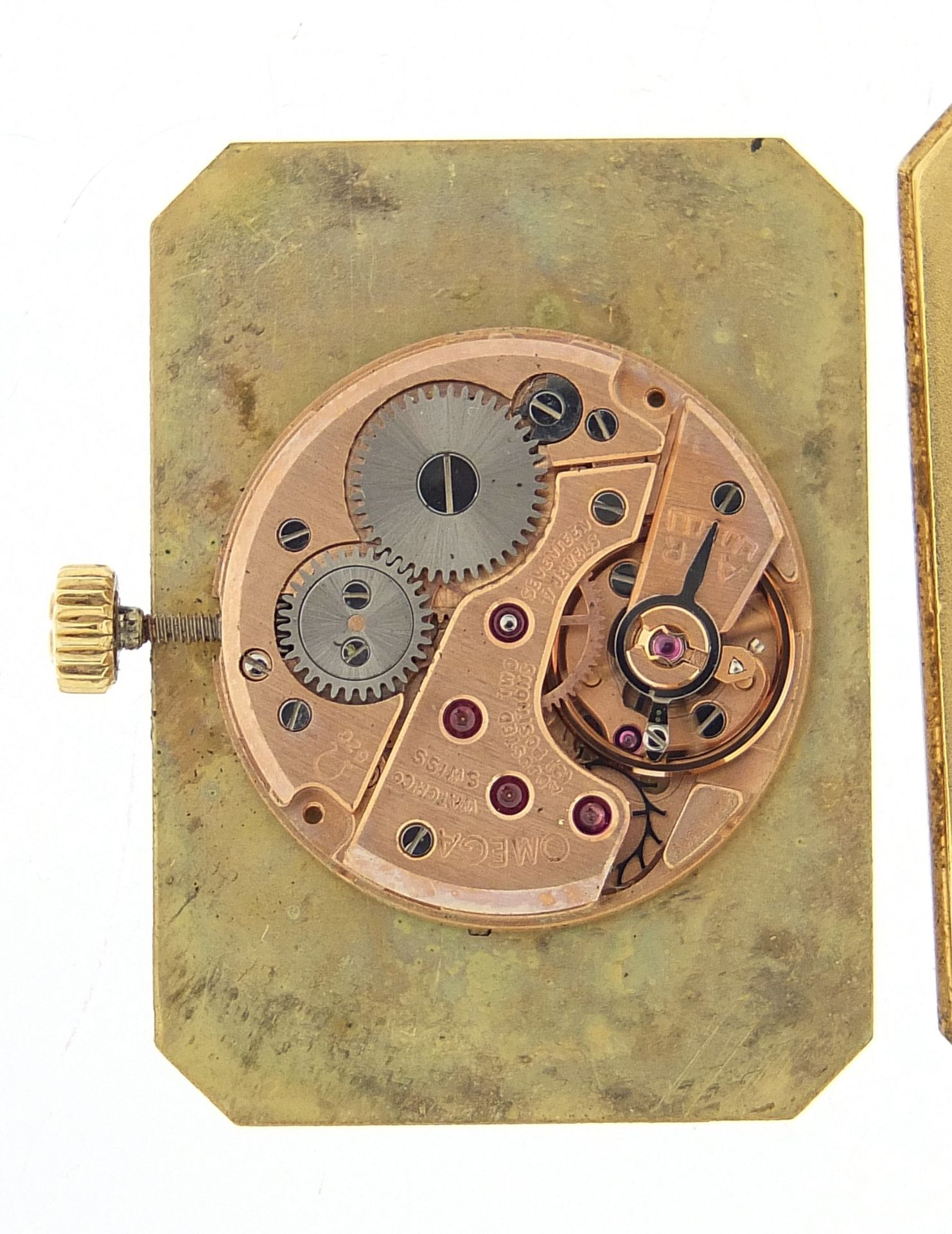 Omega, gentlemen's 18ct gold Omega Deville wristwatch with 18ct gold strap, the movement numbered - Bild 7 aus 8