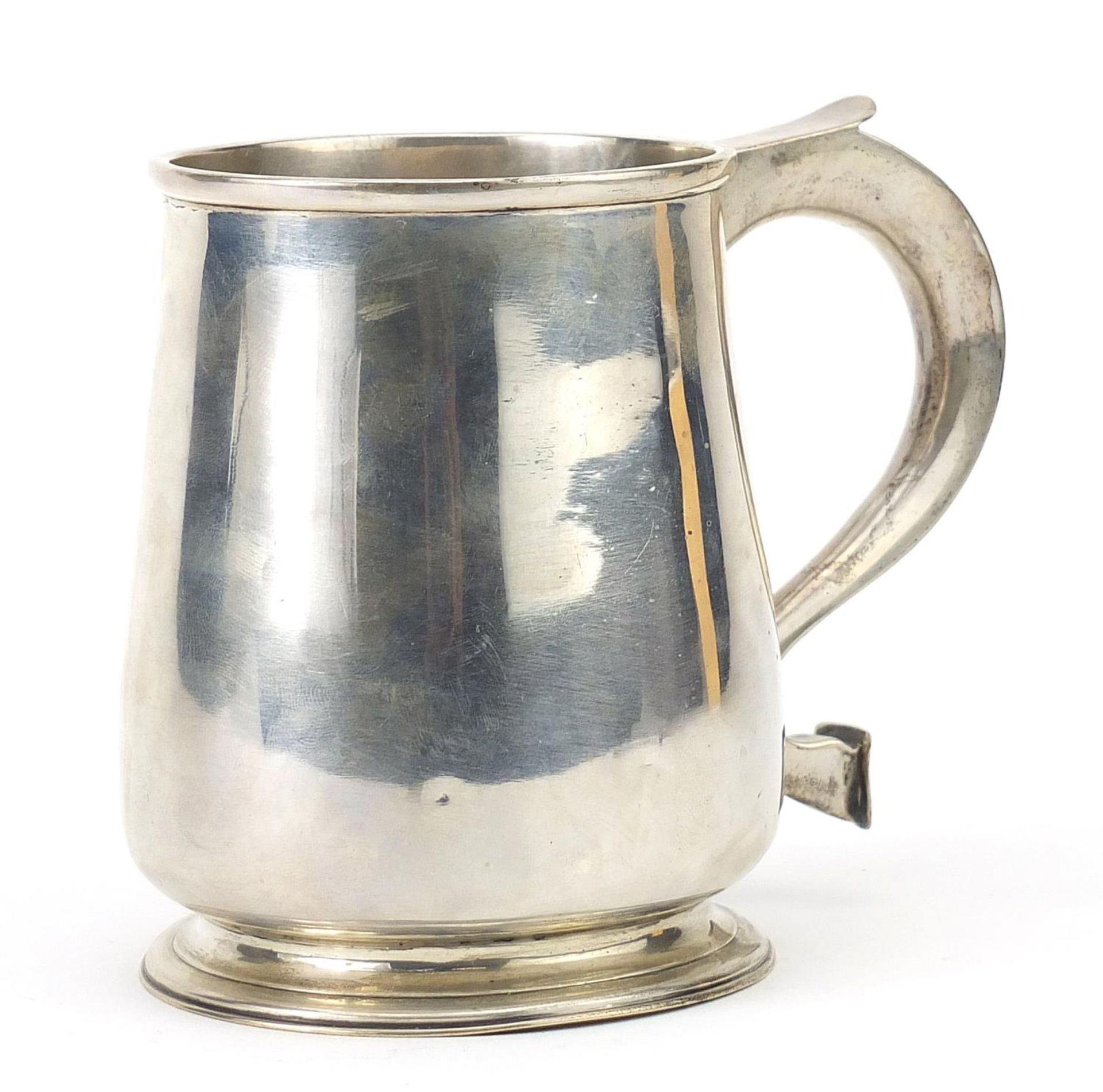 R H Halford & Sons Ltd, George V silver tankard, London 1924, 11.5cm high, 414.5g