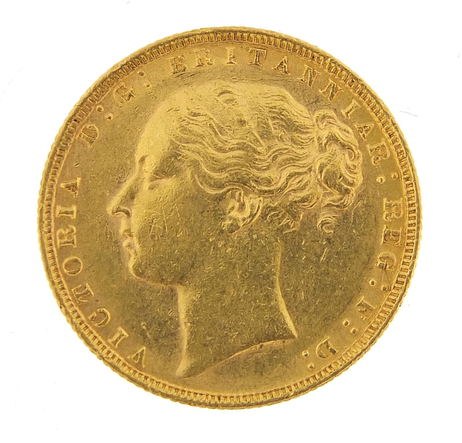 Queen Victoria Young Head 1876 gold sovereign - this lot is sold without buyer?s premium, the hammer - Image 2 of 3