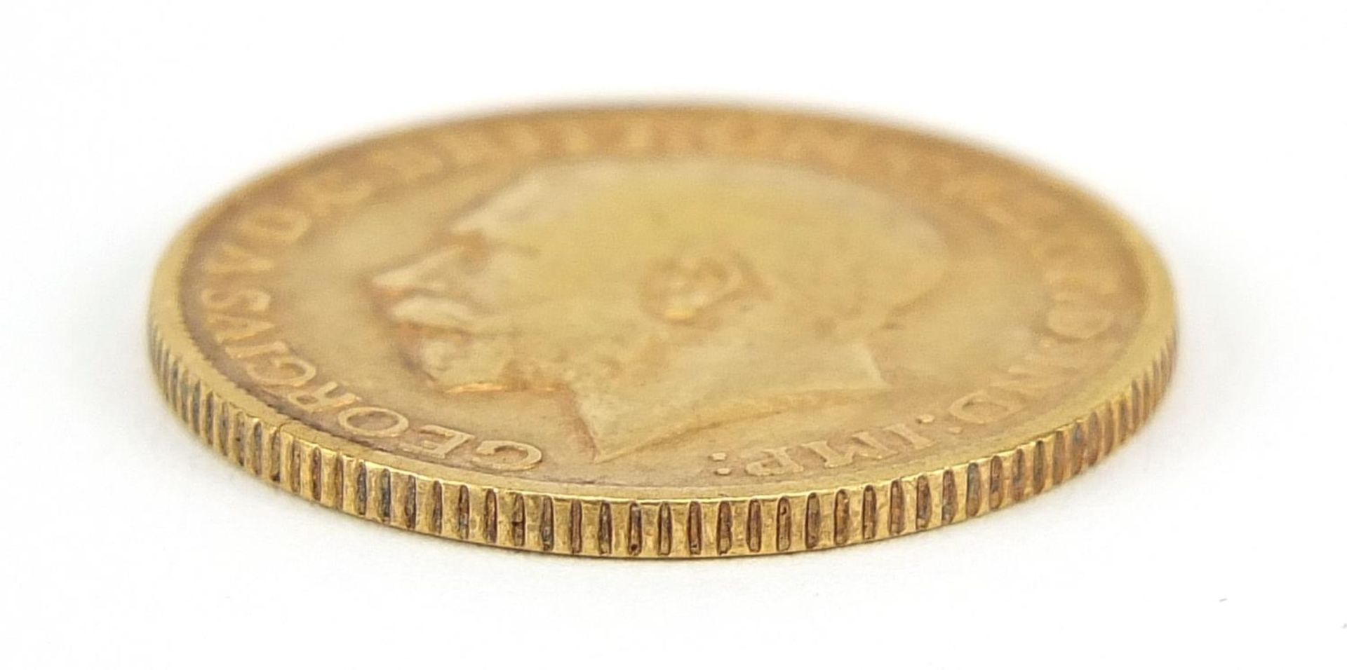 George V 1915 gold sovereign - this lot is sold without buyer?s premium, the hammer price is the - Image 3 of 3