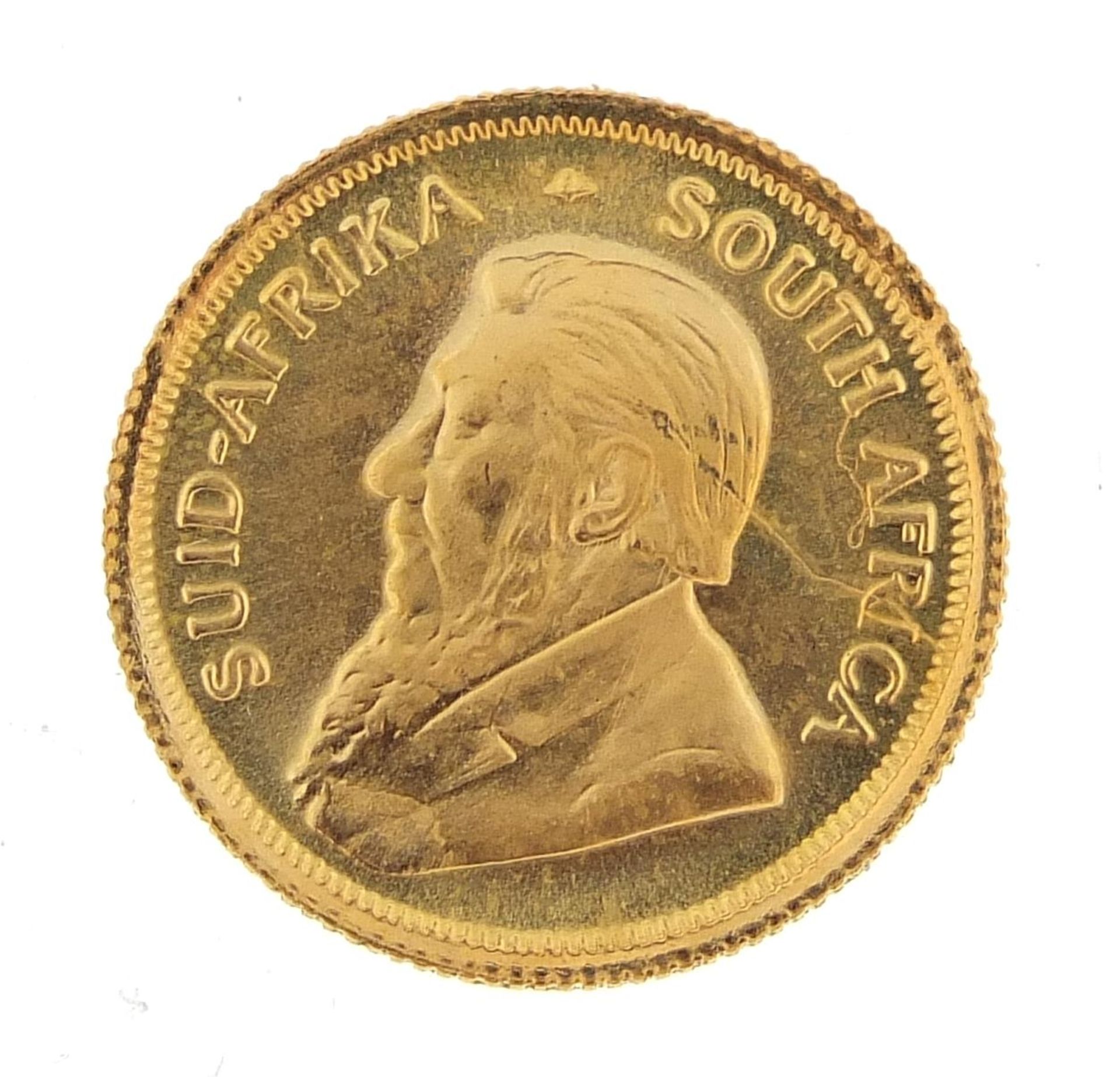 South African 1980 one tenth gold krugerrand - this lot is sold without buyer?s premium, the - Image 2 of 3