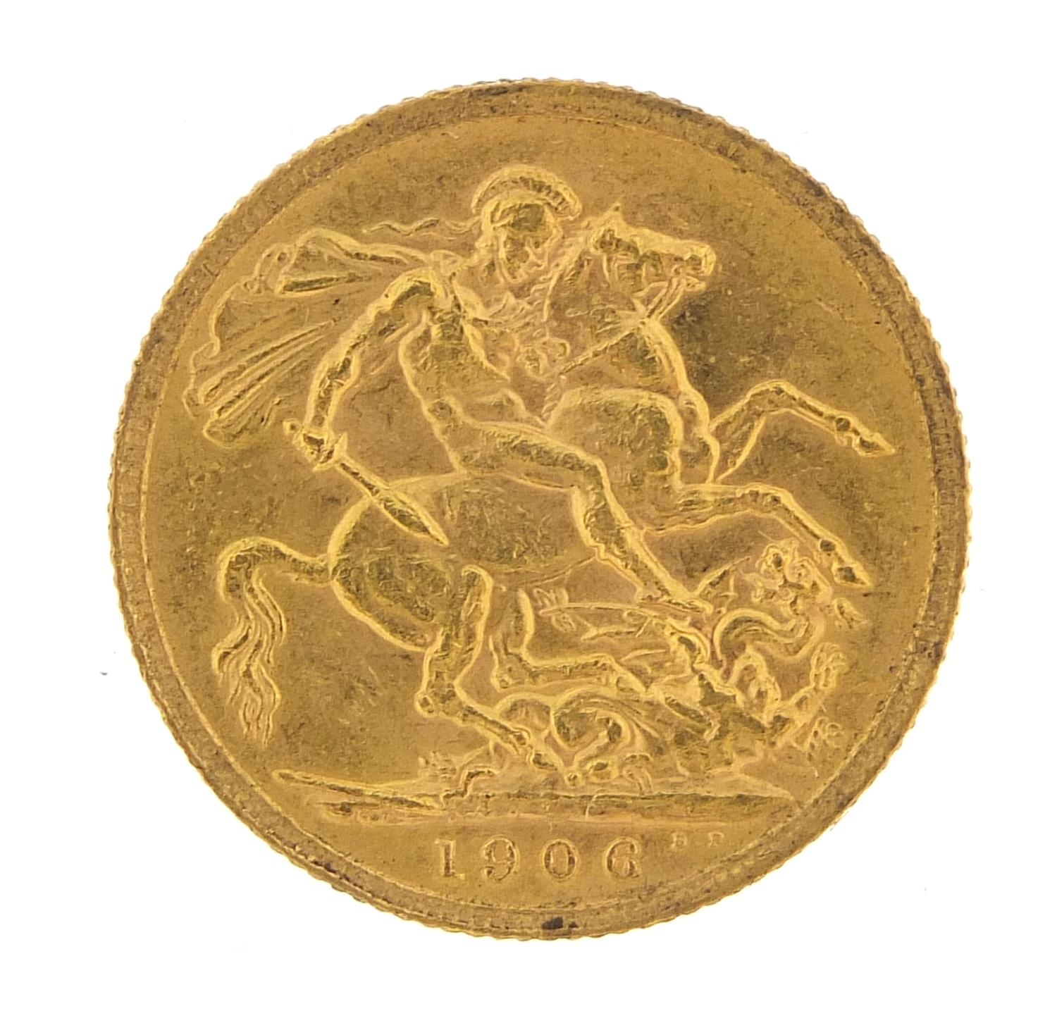 Edward VII 1906 gold sovereign - this lot is sold without buyer?s premium, the hammer price is the