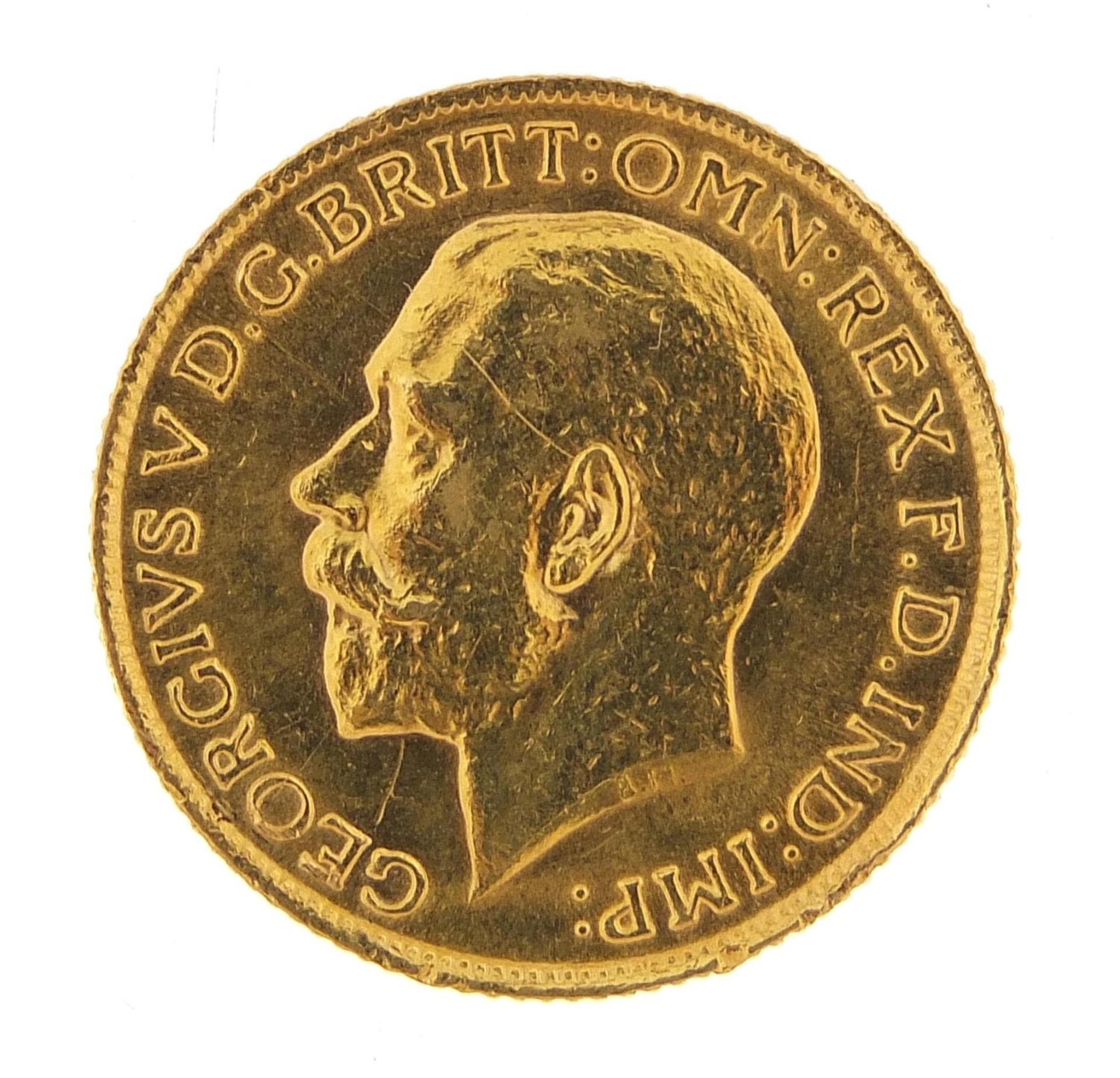 George V 1913 gold sovereign - this lot is sold without buyer?s premium, the hammer price is the - Image 2 of 3