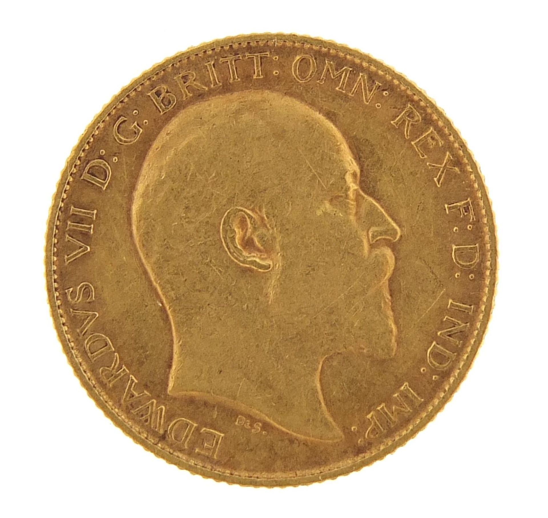 Edward VII 1907 gold half sovereign - this lot is sold without buyer?s premium, the hammer price - Image 2 of 3