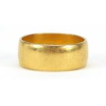 George V 22ct gold wedding band, London 1916, size L, 6.1g, - this lot is sold without buyer?s