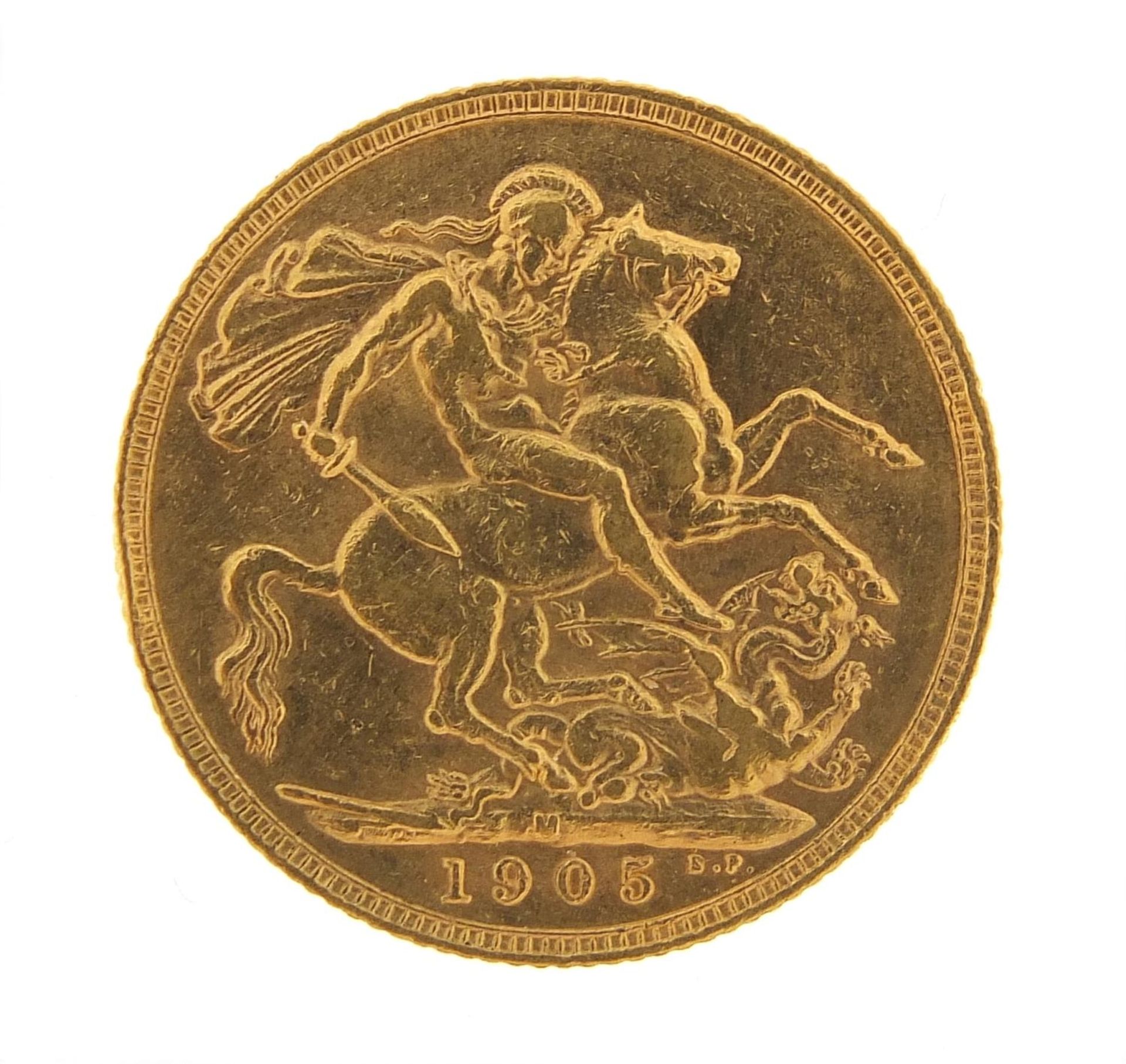 Edward VII 1905 gold sovereign, Melbourne mint - this lot is sold without buyer?s premium, the