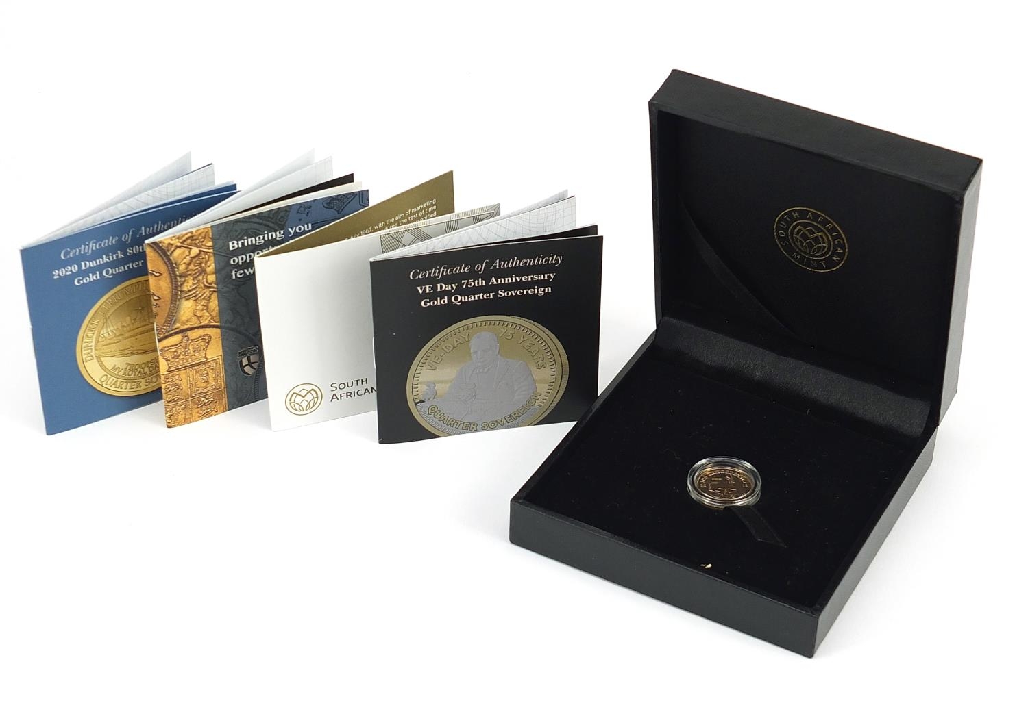 South African mint gold proof one tenth krugerrand with box and certificate number 002 of 300 - this - Image 3 of 4