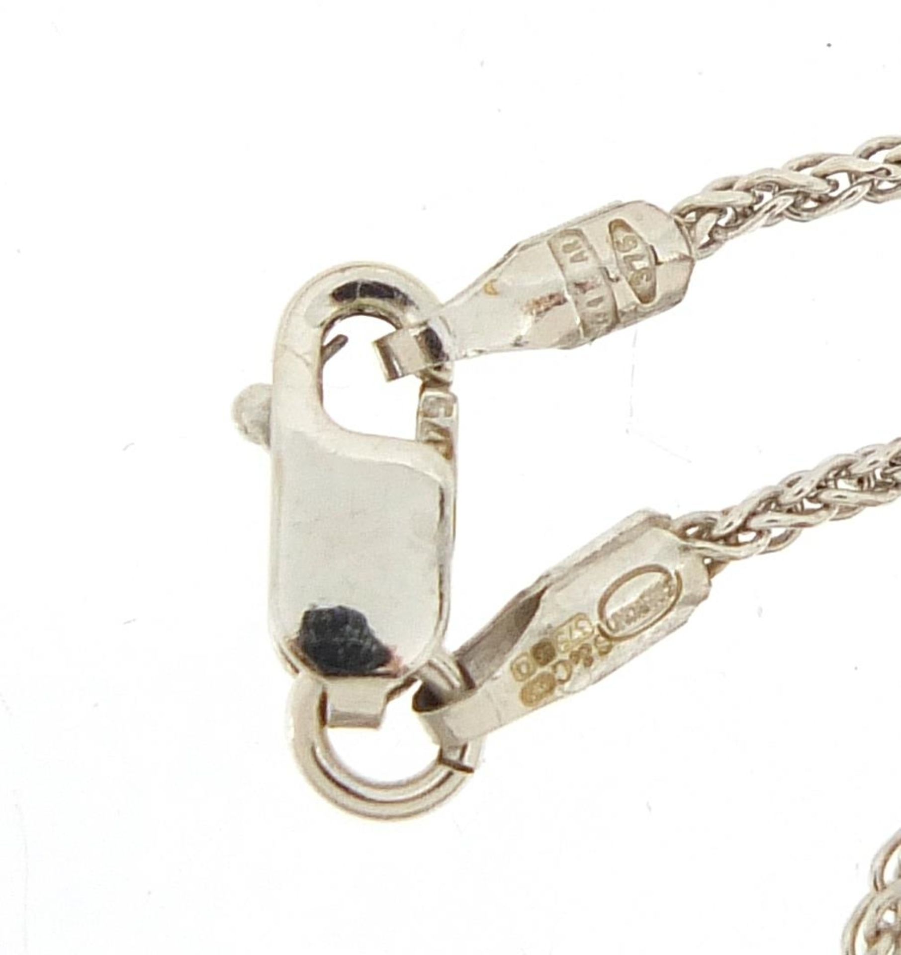 9ct white gold necklace, 45cm in length, 2.5g - this lot is sold without buyer?s premium, the hammer - Image 3 of 3