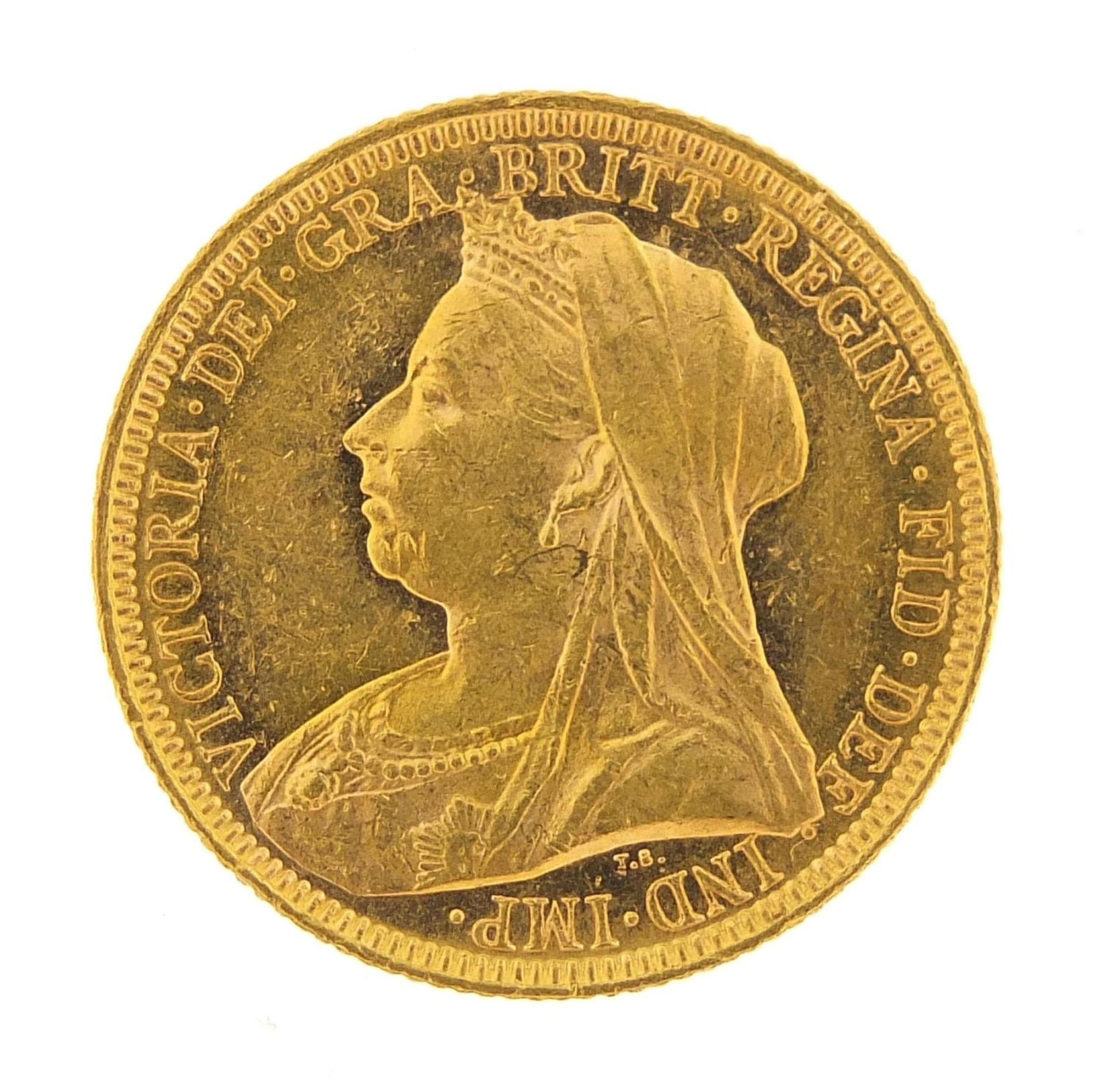 Queen Victoria 1896 gold sovereign, Melbourne mint - this lot is sold without buyer?s premium, the - Image 2 of 3