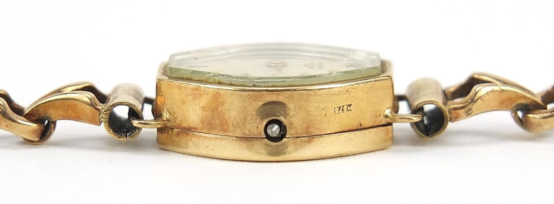 Longines, ladies 9ct gold wristwatch, the case 15.2mm wide, 12.0g - this lot is sold without buyer?s - Image 5 of 5