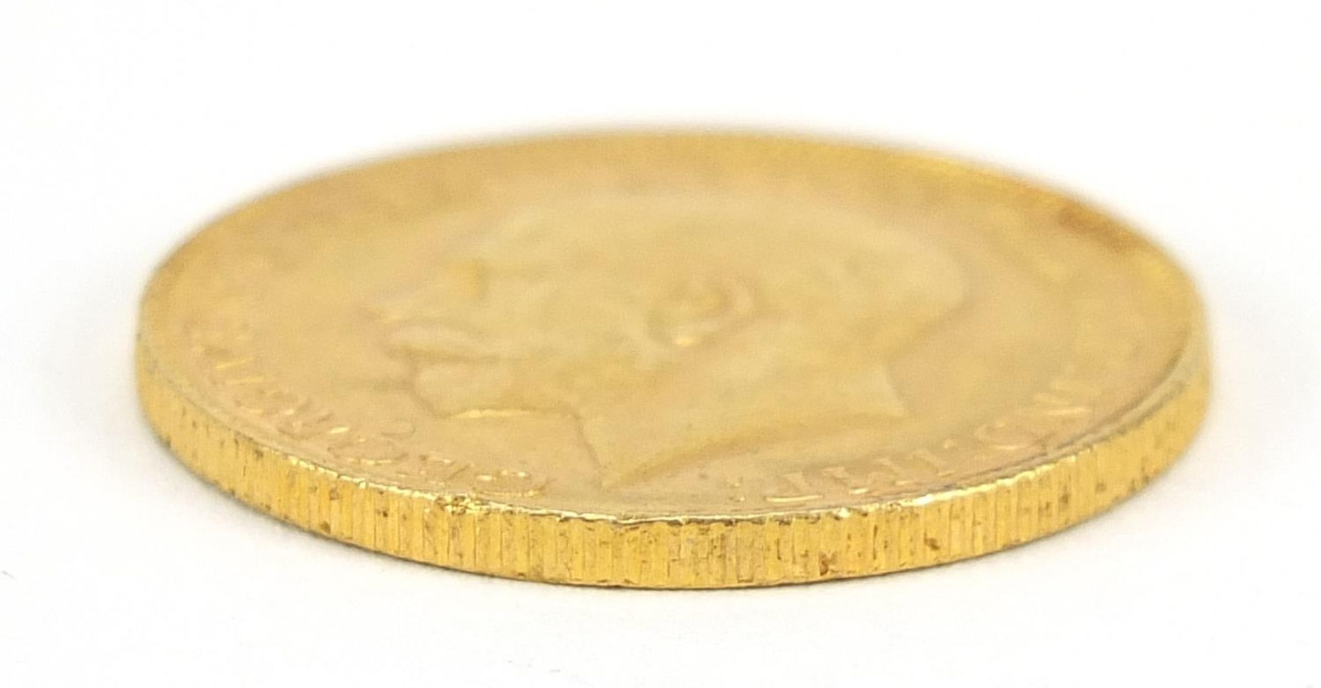 George V 1912 gold sovereign, Perth mint - this lot is sold without buyer?s premium, the hammer - Image 3 of 3