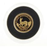 14ct gold proof Fifty Years First Bullion commemorative coin with certificate numbered 15370 -