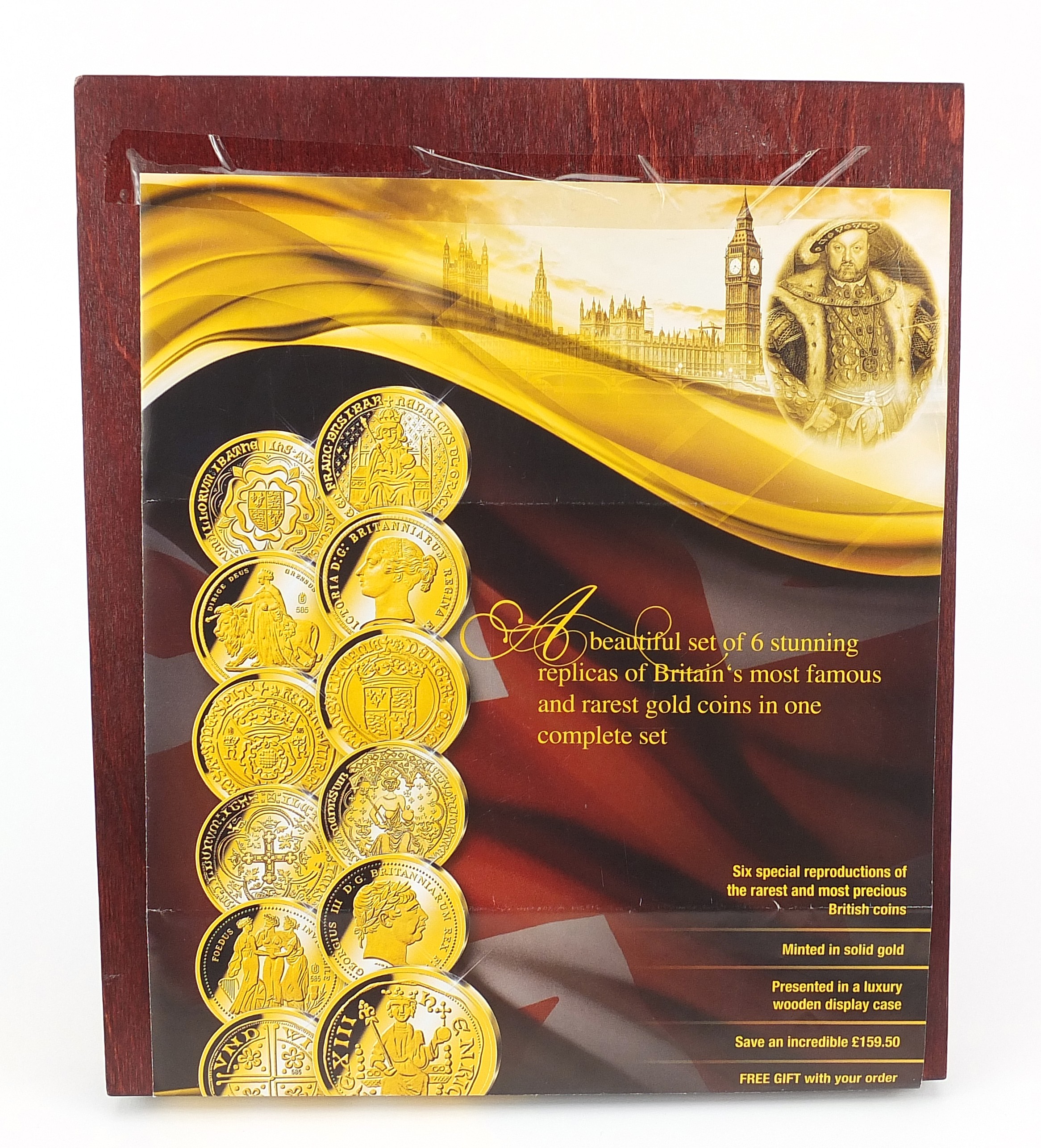 Windsor mint set of six solid gold Eagle replicas with presentation case and certificates - this lot - Image 8 of 8