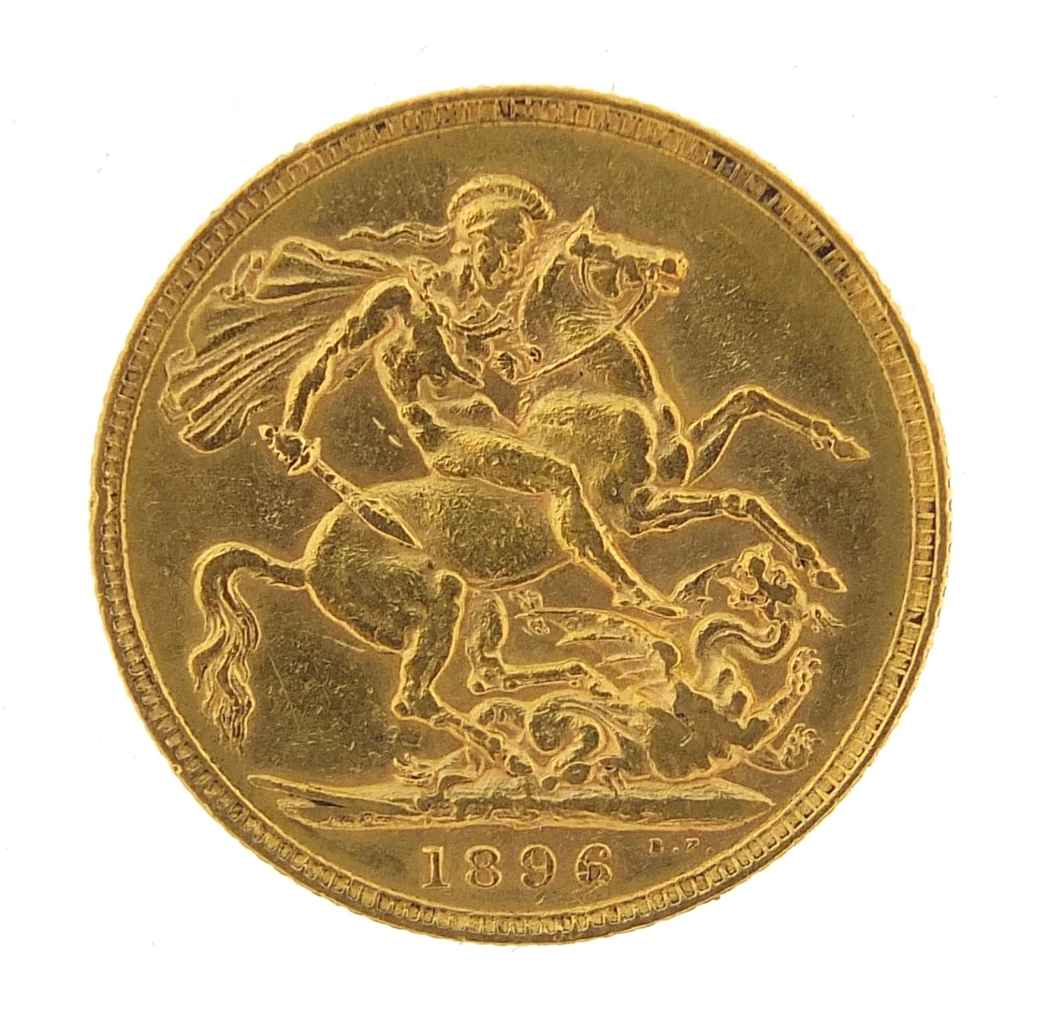 Queen Victoria Jubilee Head 1896 gold sovereign - this lot is sold without buyer?s premium, the