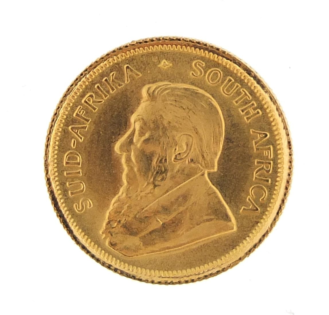 South African 1980 one tenth gold krugerrand - this lot is sold without buyer?s premium, the - Image 2 of 3