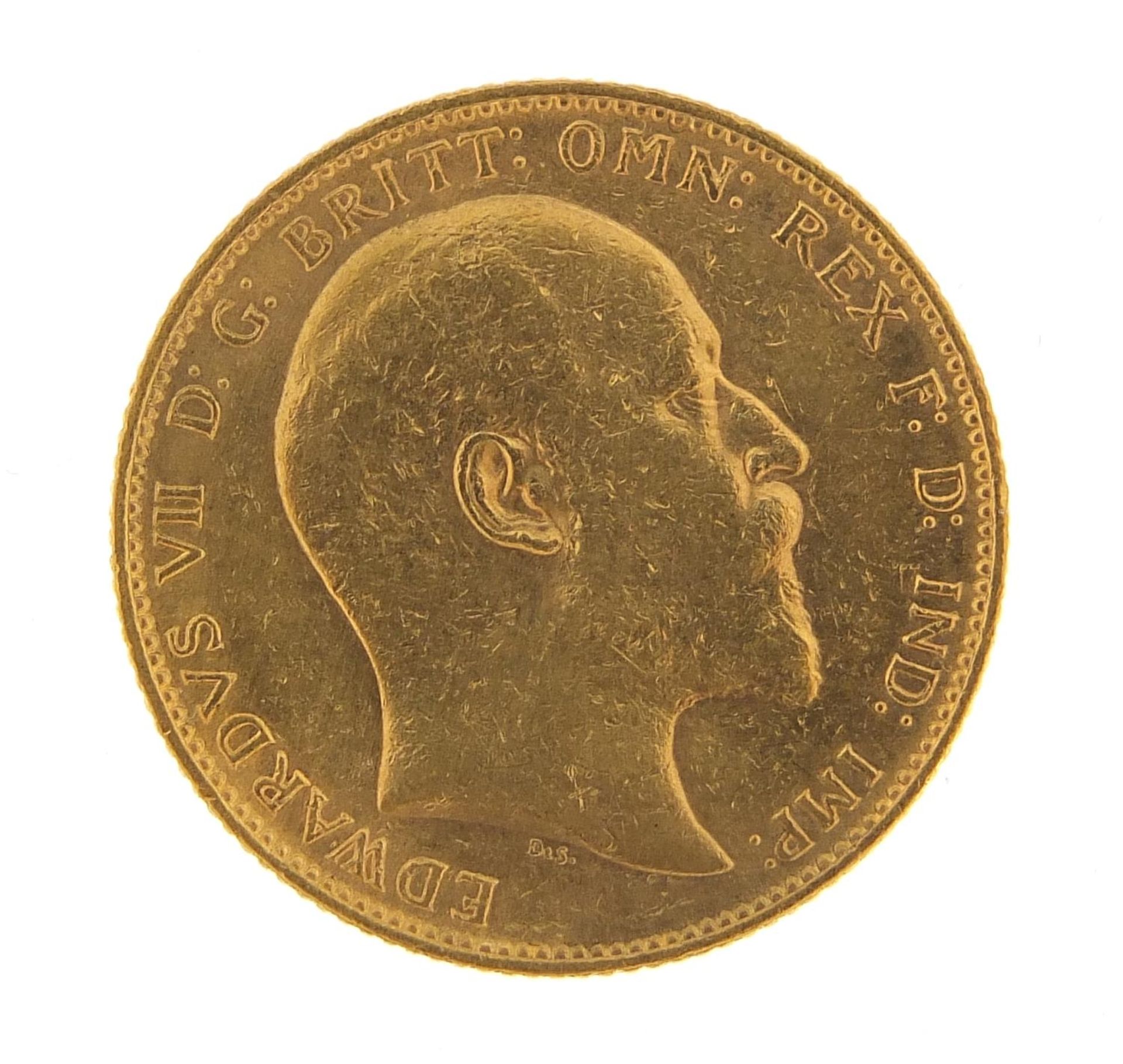 Edward VII 1905 gold sovereign, Melbourne mint - this lot is sold without buyer?s premium, the - Image 2 of 3