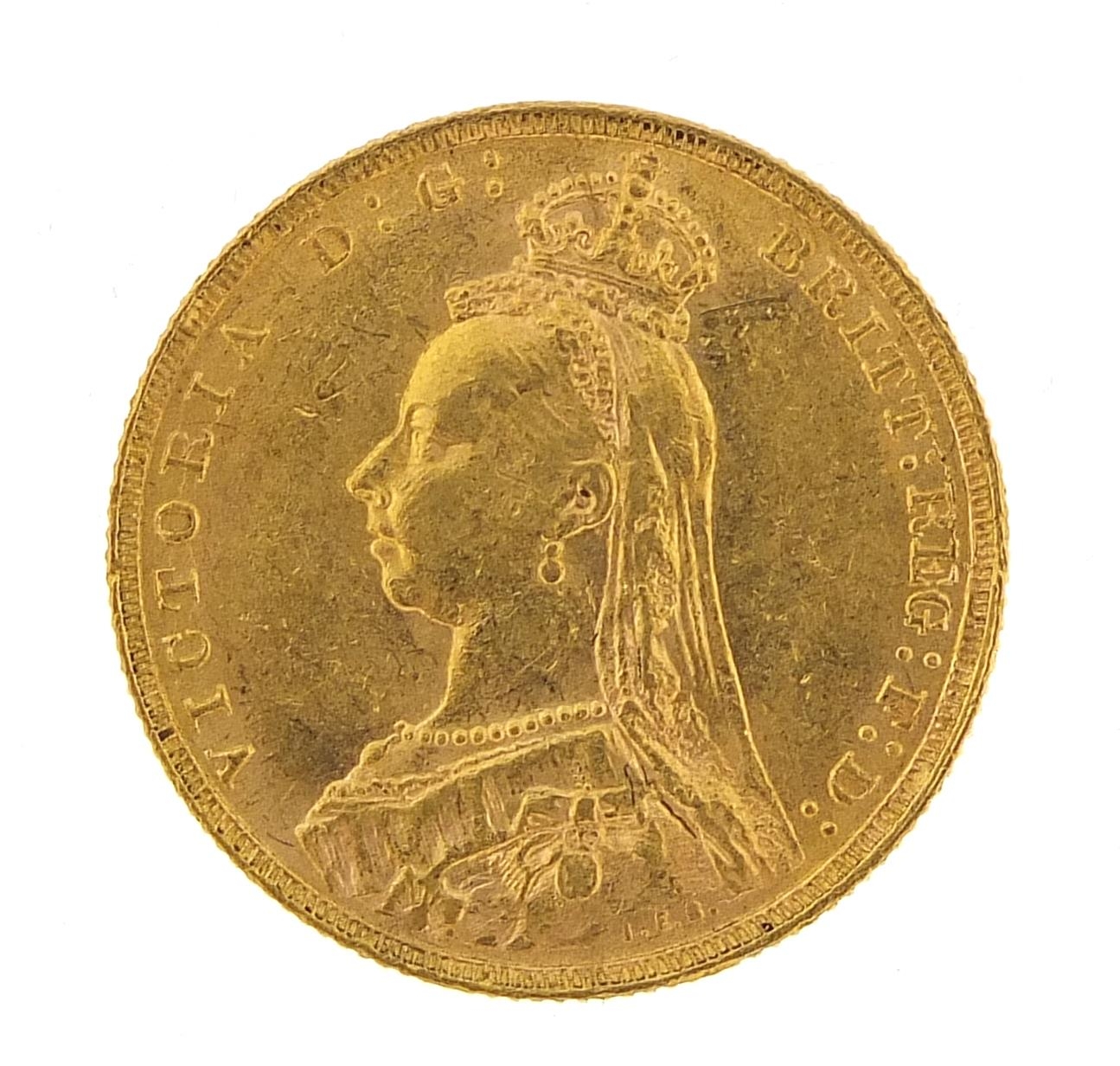 Queen Victoria Jubilee Head 1892 gold sovereign - this lot is sold without buyer?s premium, the - Image 2 of 3