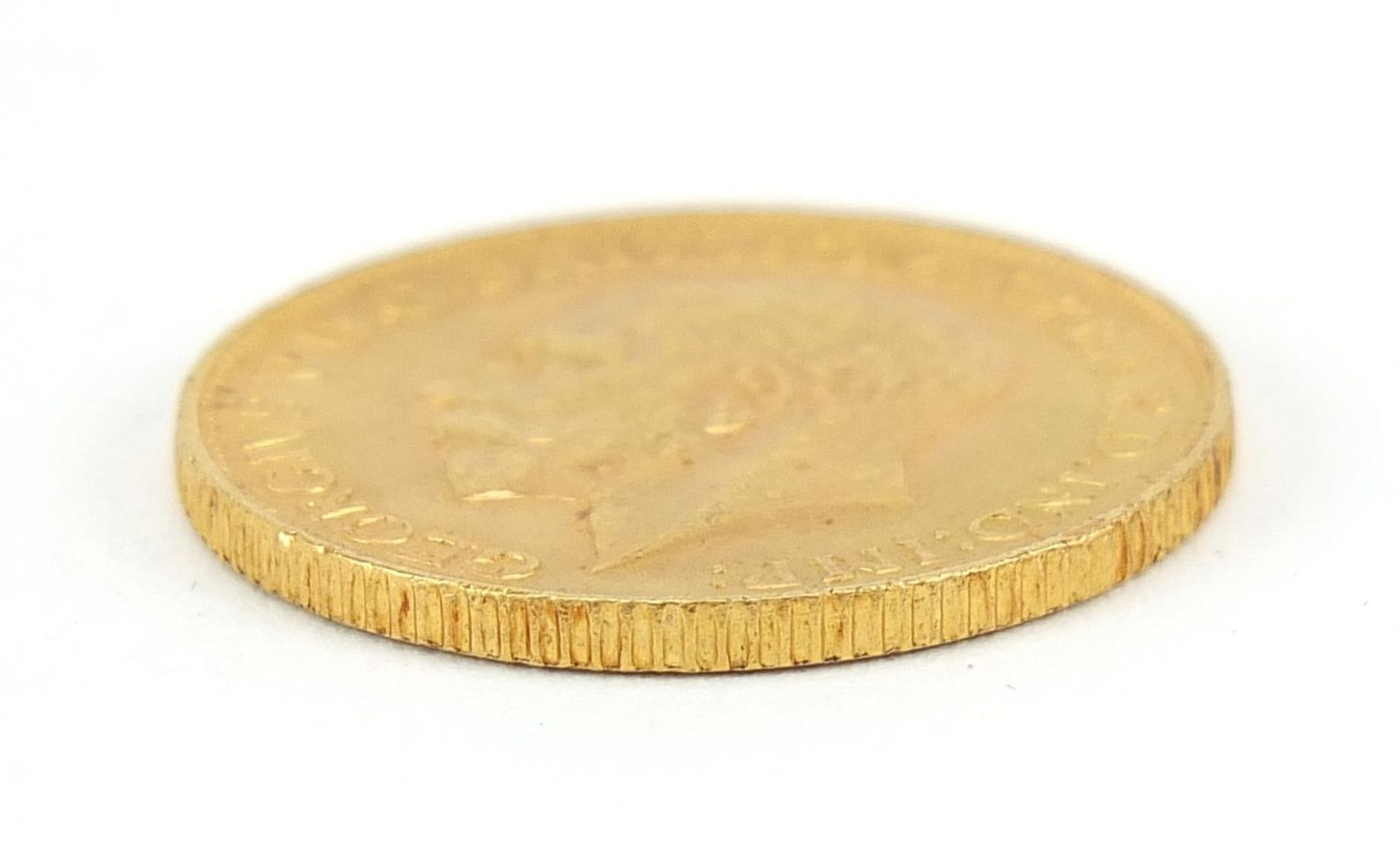 George V 1914 gold sovereign - this lot is sold without buyer?s premium, the hammer price is the - Image 3 of 3