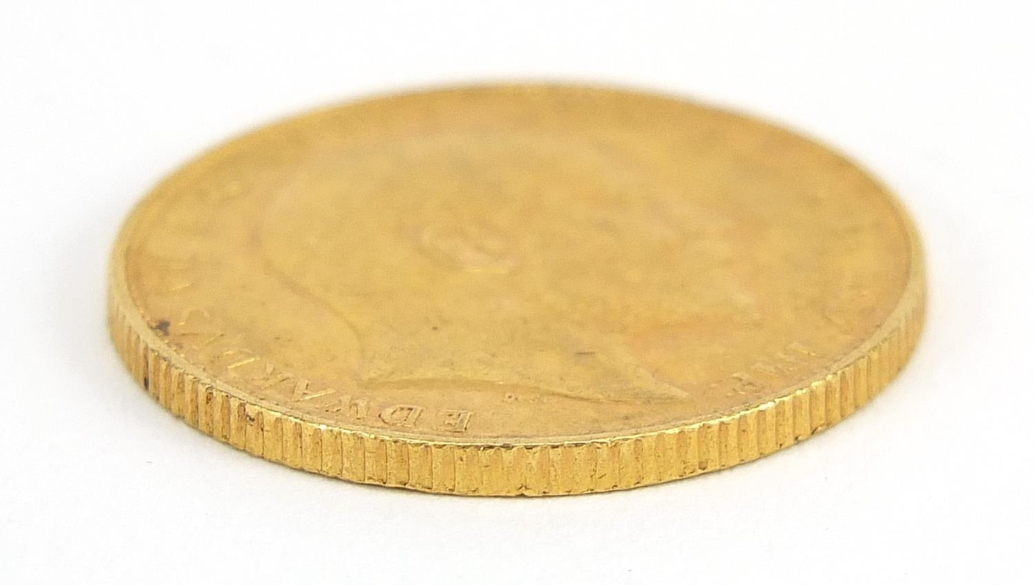 Edward VII 1903 gold sovereign, Melbourne mint - this lot is sold without buyer?s premium, the - Image 3 of 3