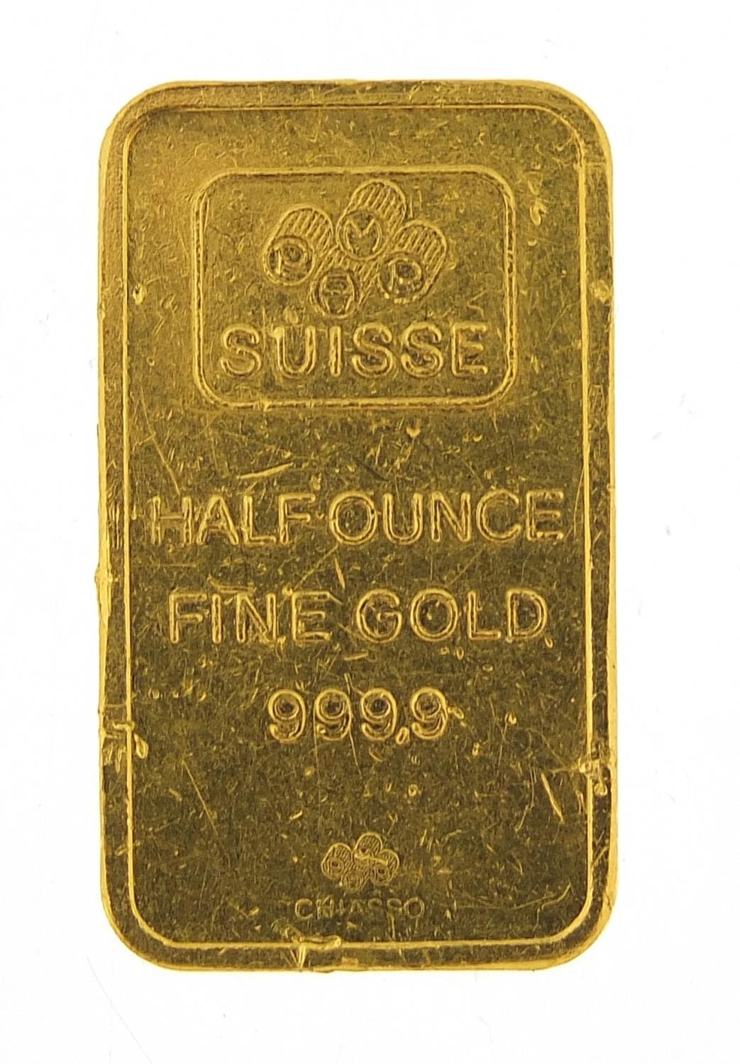 999.9 fine gold half ounce ingot 15.6g - this lot is sold without buyer?s premium, the hammer - Image 2 of 2