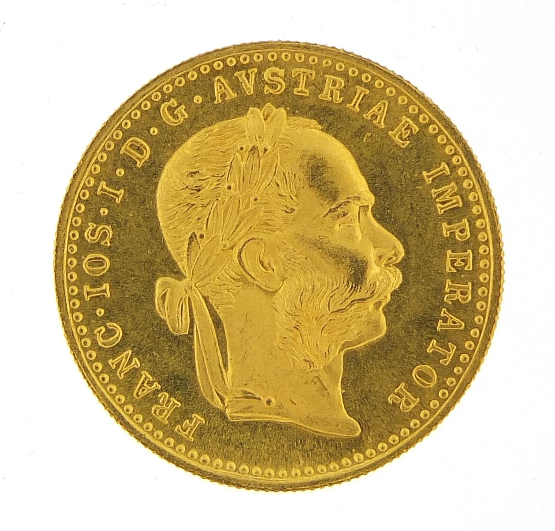 Austro Hungarian 1915 1 ducat gold coin, 3.5g - this lot is sold without buyer?s premium, the hammer - Image 2 of 3