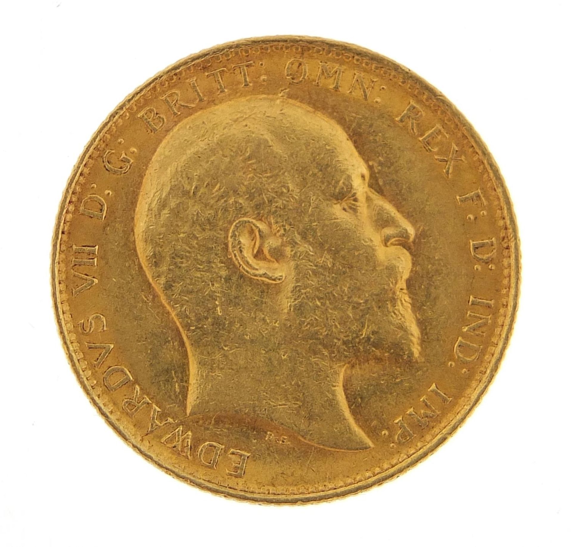 Edward VII 1908 gold sovereign, Melbourne mint - this lot is sold without buyer?s premium, the - Image 2 of 3