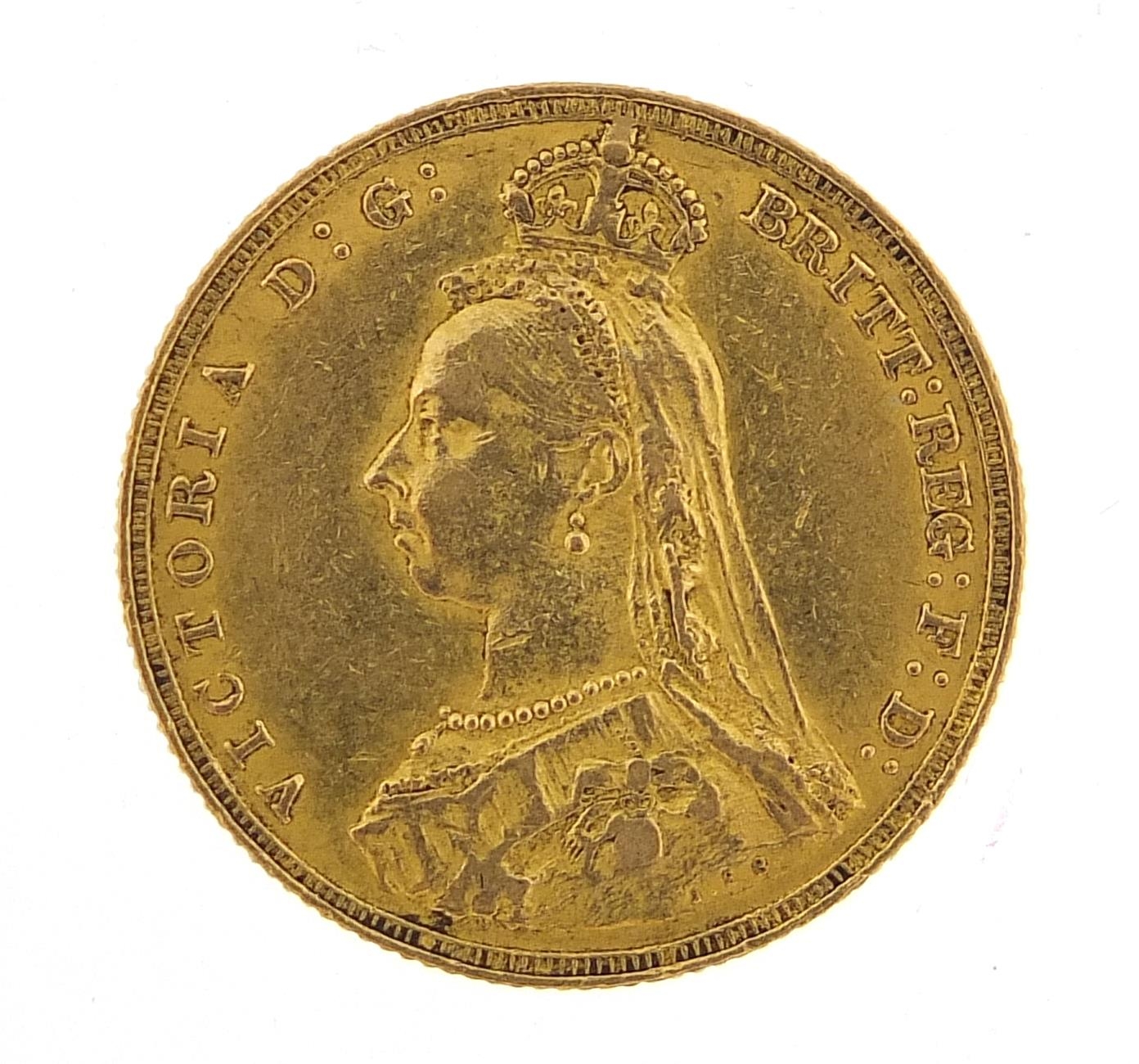 Queen Victoria Jubilee Head 1887 gold sovereign - this lot is sold without buyer?s premium, the - Image 2 of 3