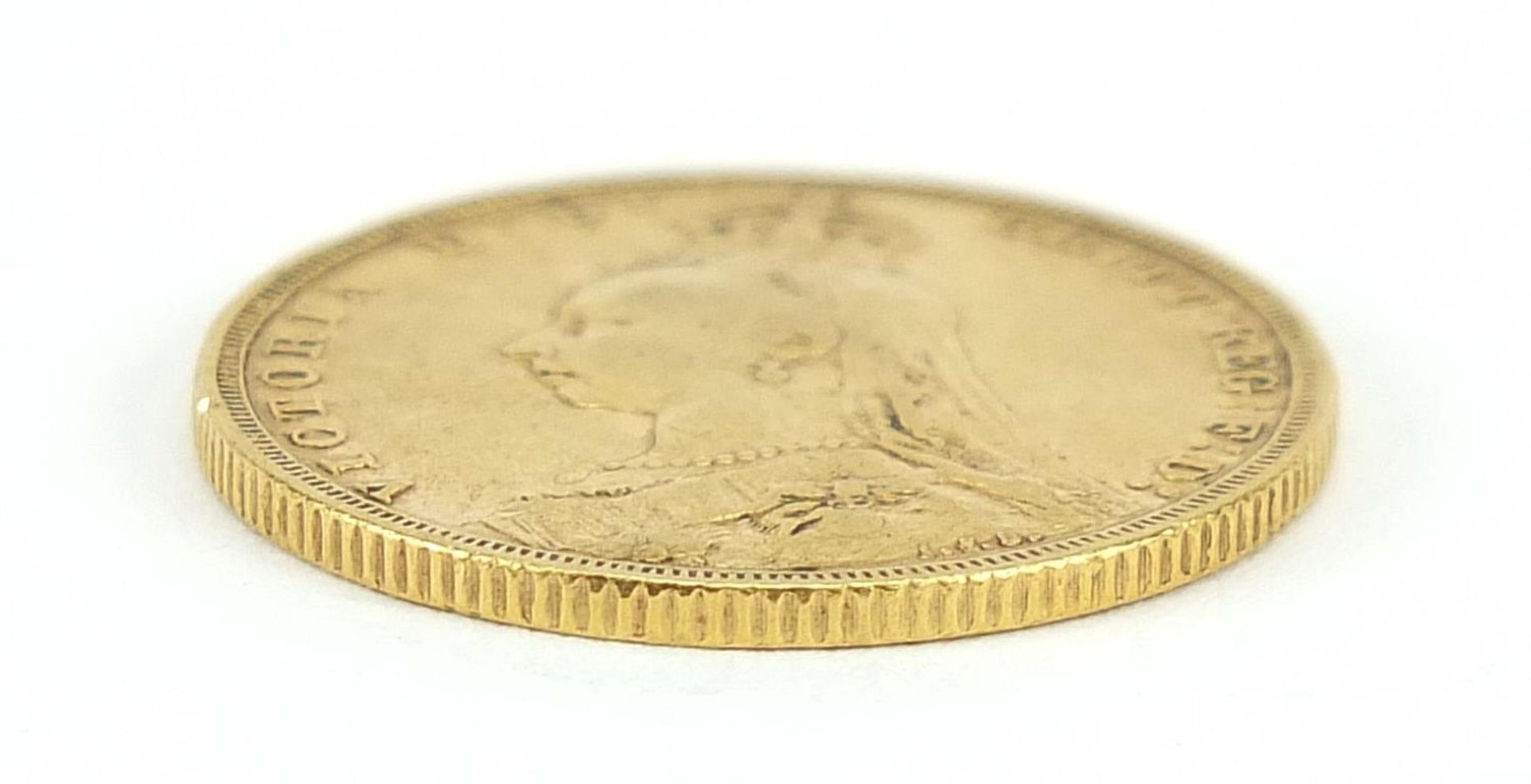 Queen Victoria Jubilee Head 1890 gold sovereign, Melbourne mint - this lot is sold without buyer?s - Image 3 of 3