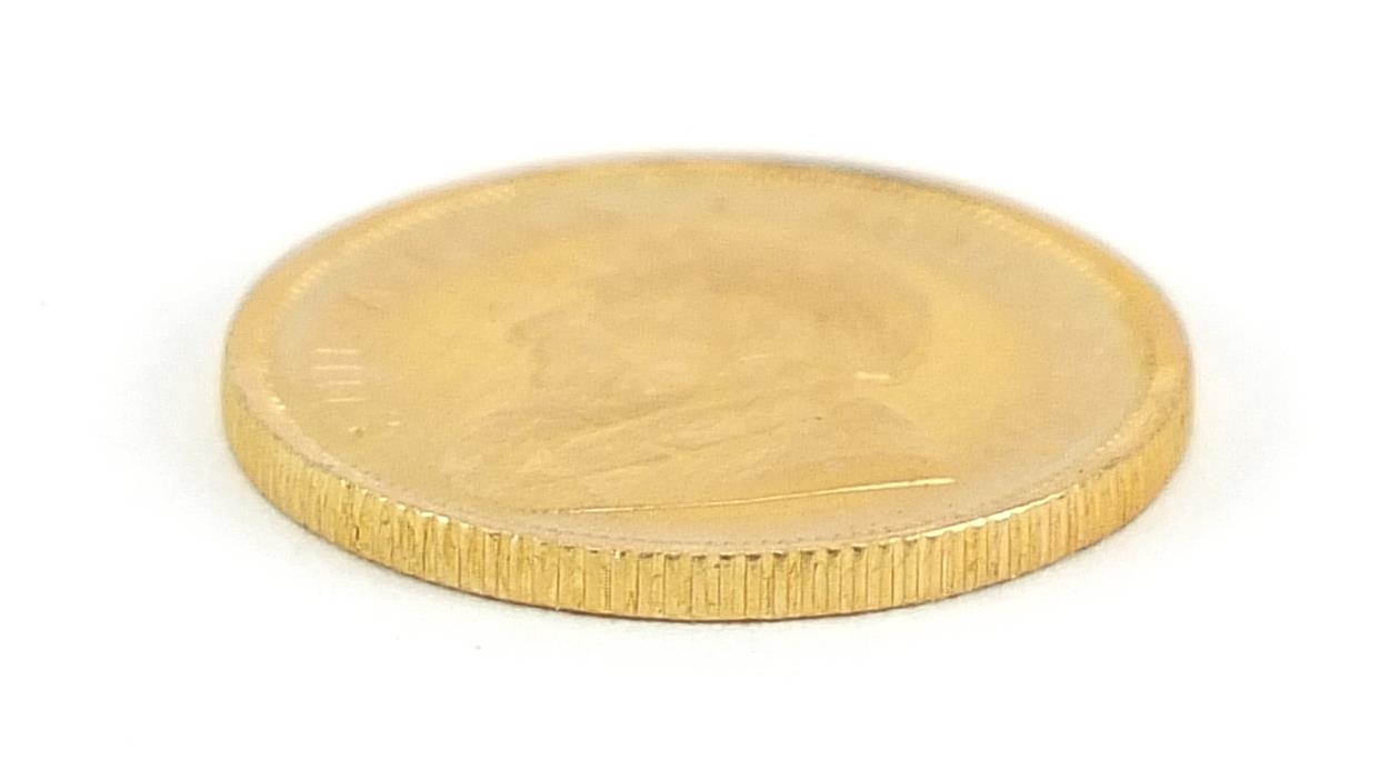 South African 1980 one tenth gold krugerrand - this lot is sold without buyer?s premium, the - Image 3 of 3