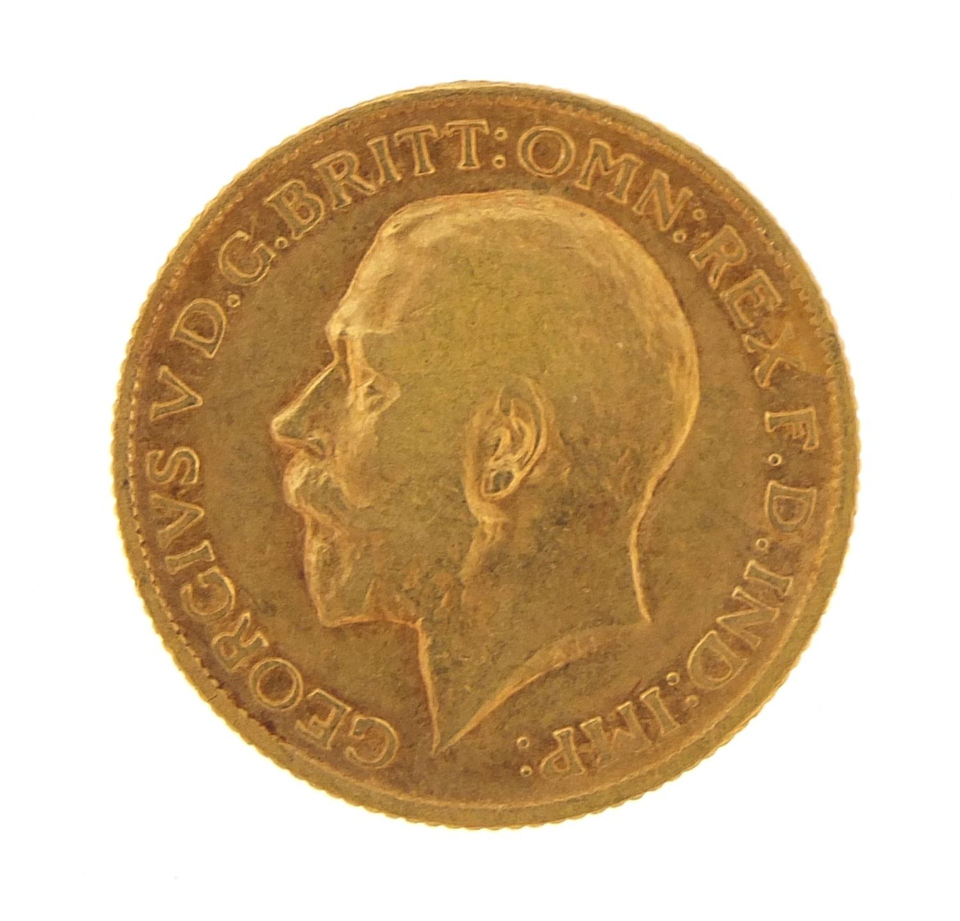 George V 1915 gold sovereign - this lot is sold without buyer?s premium, the hammer price is the - Image 2 of 3