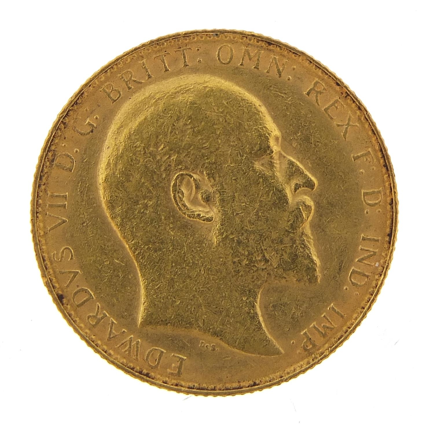Edward VII 1907 gold sovereign, Perth mint - this lot is sold without buyer?s premium, the hammer - Image 2 of 3