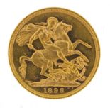 Queen Victoria 1896 gold sovereign, Melbourne mint - this lot is sold without buyer?s premium, the