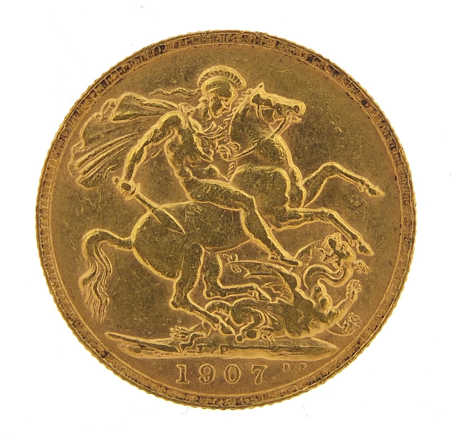 Edward VII 1907 gold sovereign, Perth mint - this lot is sold without buyer?s premium, the hammer