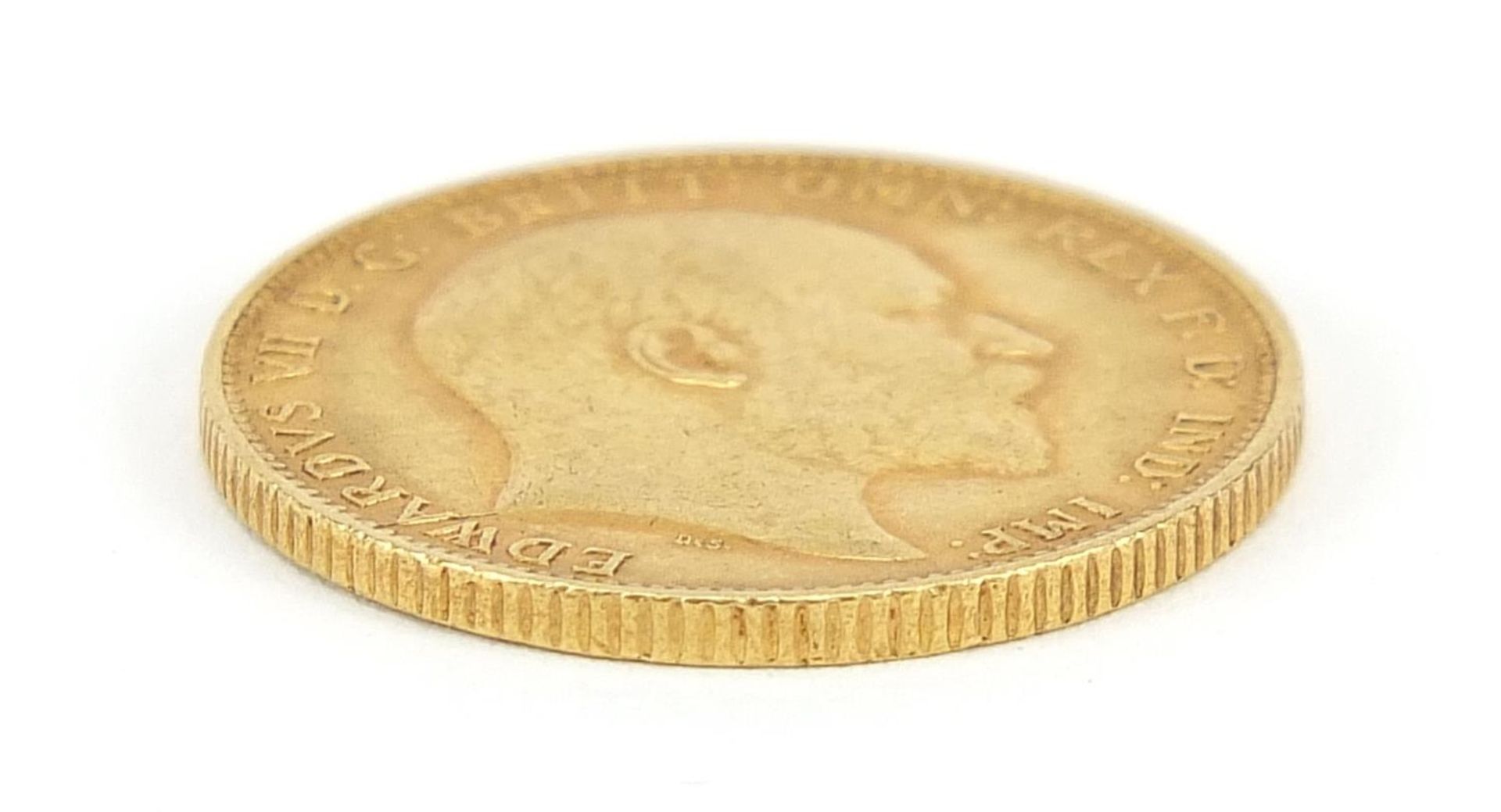 Edward VII 1908 gold sovereign, Melbourne mint - this lot is sold without buyer?s premium, the - Image 3 of 3