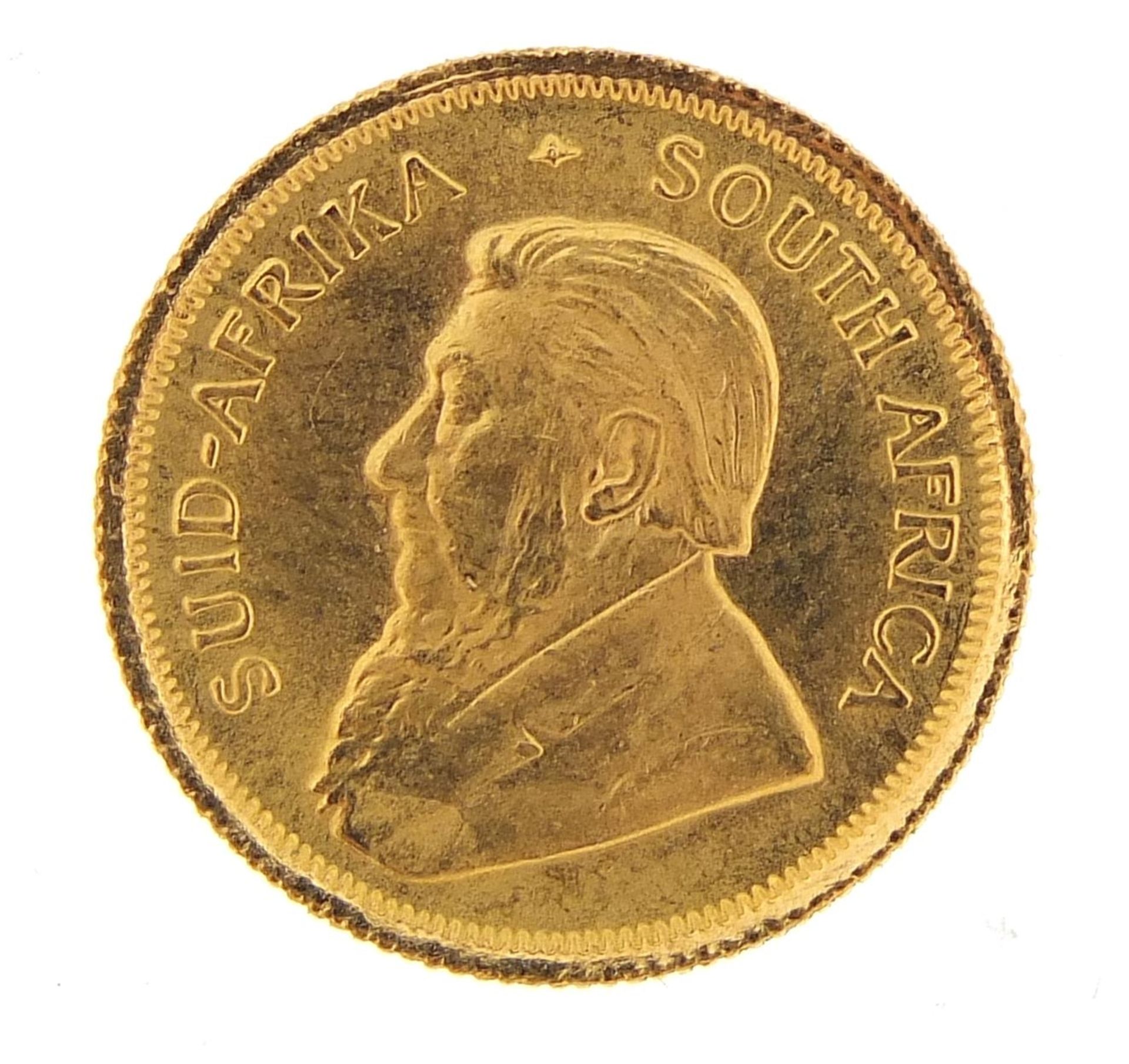 South African 1980 one tenth gold krugerrand - this lot is sold without buyer?s premium, the - Image 2 of 3