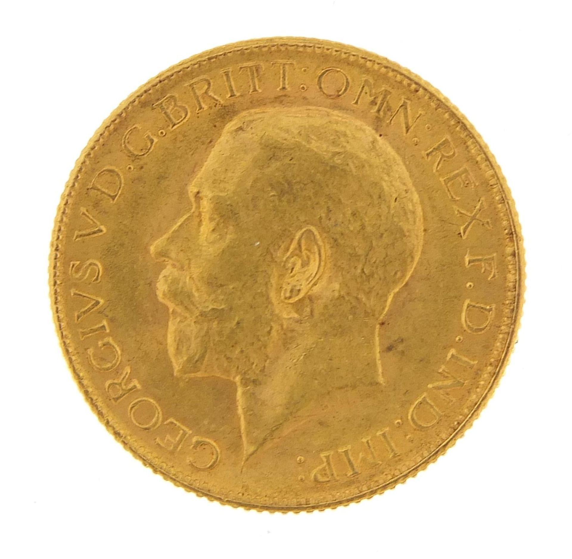 George V 1928 gold sovereign, South Africa mint - this lot is sold without buyer?s premium, the - Image 2 of 3