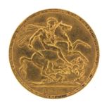 Queen Victoria 1893 gold sovereign - this lot is sold without buyer?s premium, the hammer price is