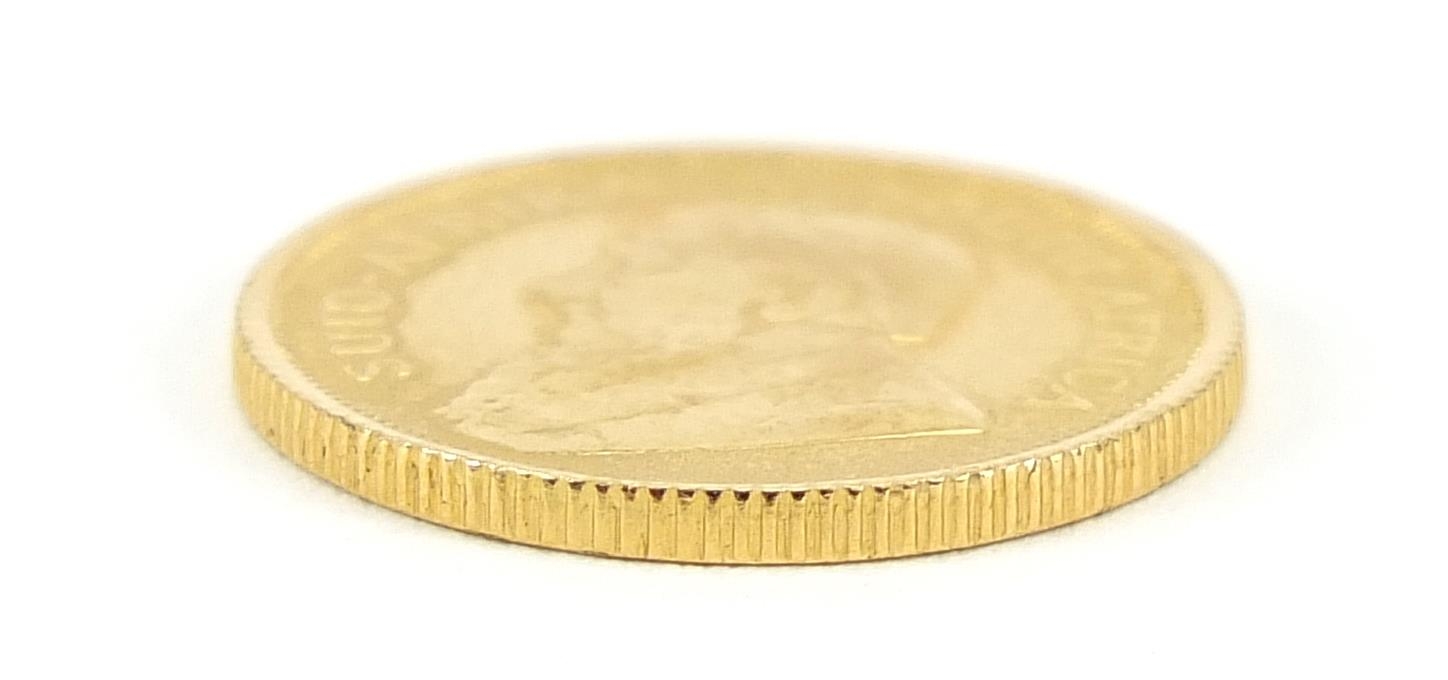 South African 1980 one tenth gold krugerrand - this lot is sold without buyer?s premium, the - Image 3 of 3