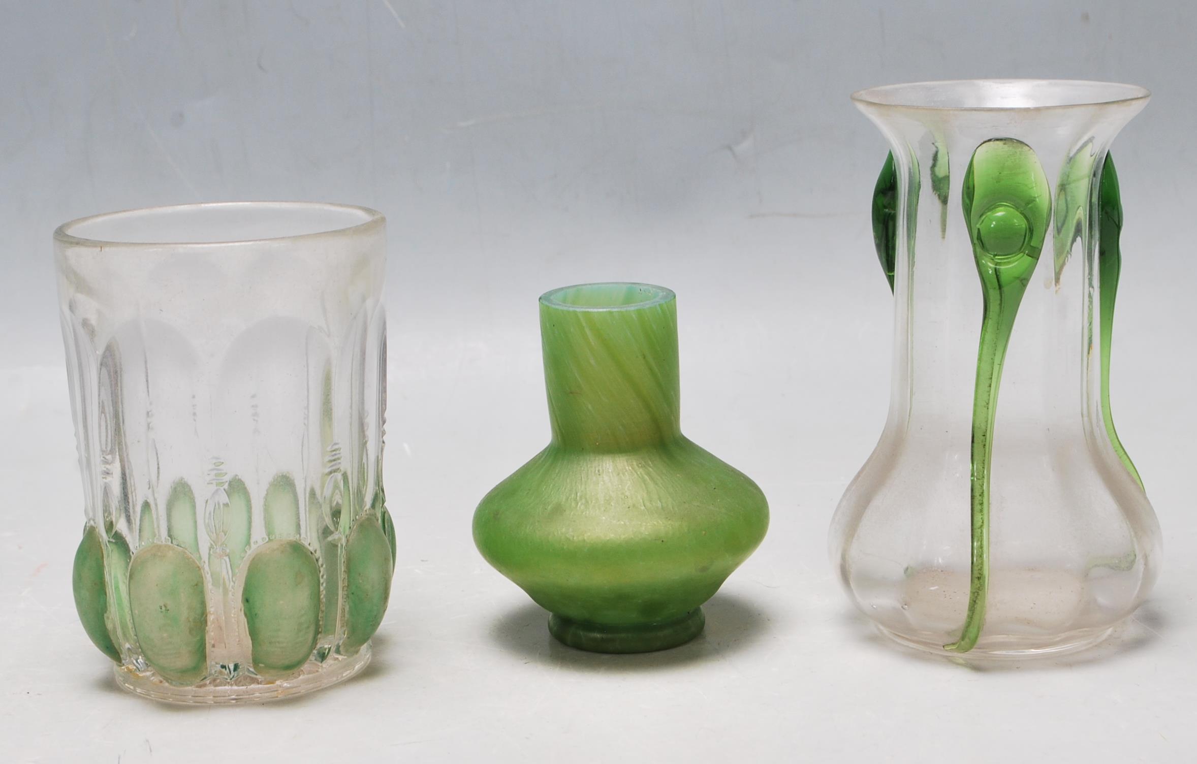 COLLECTION OF VICTORIAN 19TH CENTURY ART NOUVEAU GLASSWARE - Image 5 of 7